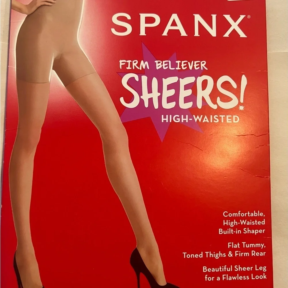 NWT Spanx High Waist Sheers size A shade S6